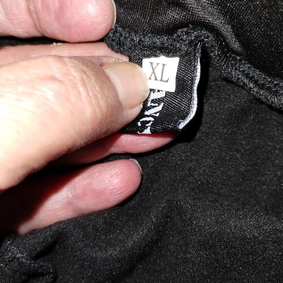 Fancy silky silver skull lounge joggers pants XL - Picture 6 of 8